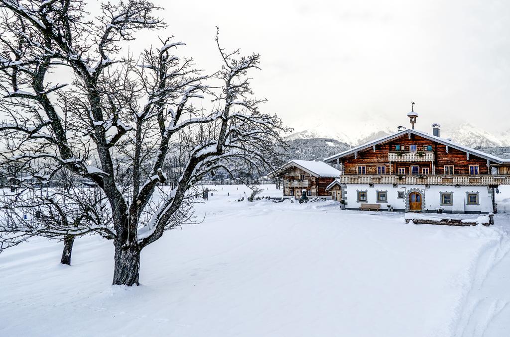 Hoferbichlgut Apartment Saalfelden ภายนอก รูปภาพ